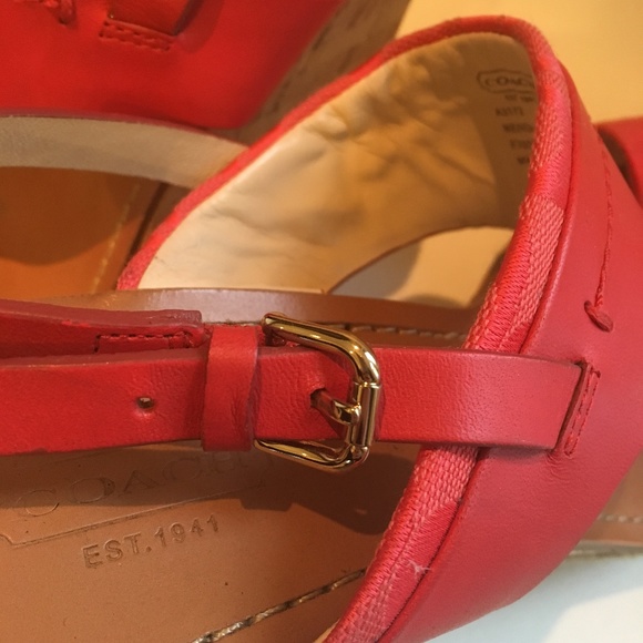 COACH Mendez Monogrammed Espadrille - Melon - Picture 6 of 8